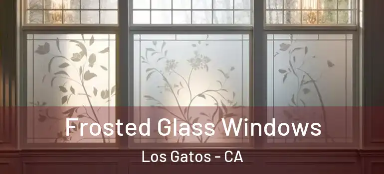 Frosted Glass Windows Los Gatos - CA