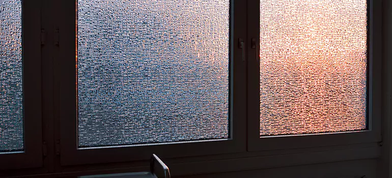 Frosted Glass Window Replacement in Los Gatos, CA
