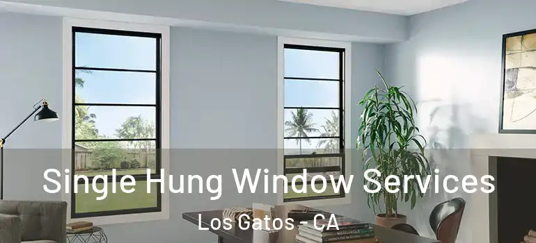  Single Hung Window Services Los Gatos - CA